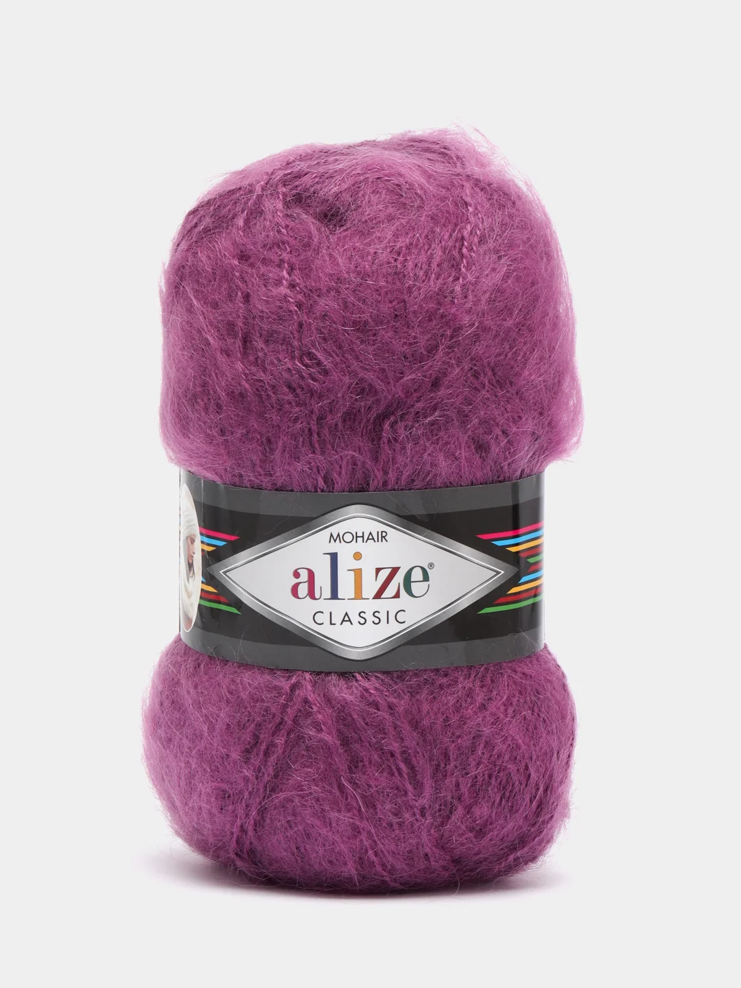 Марсала пряжа Alize Mohair Classic new, Ализе Мохер Классик