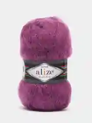 Марсала пряжа Alize Mohair Classic new, Ализе Мохер Классик