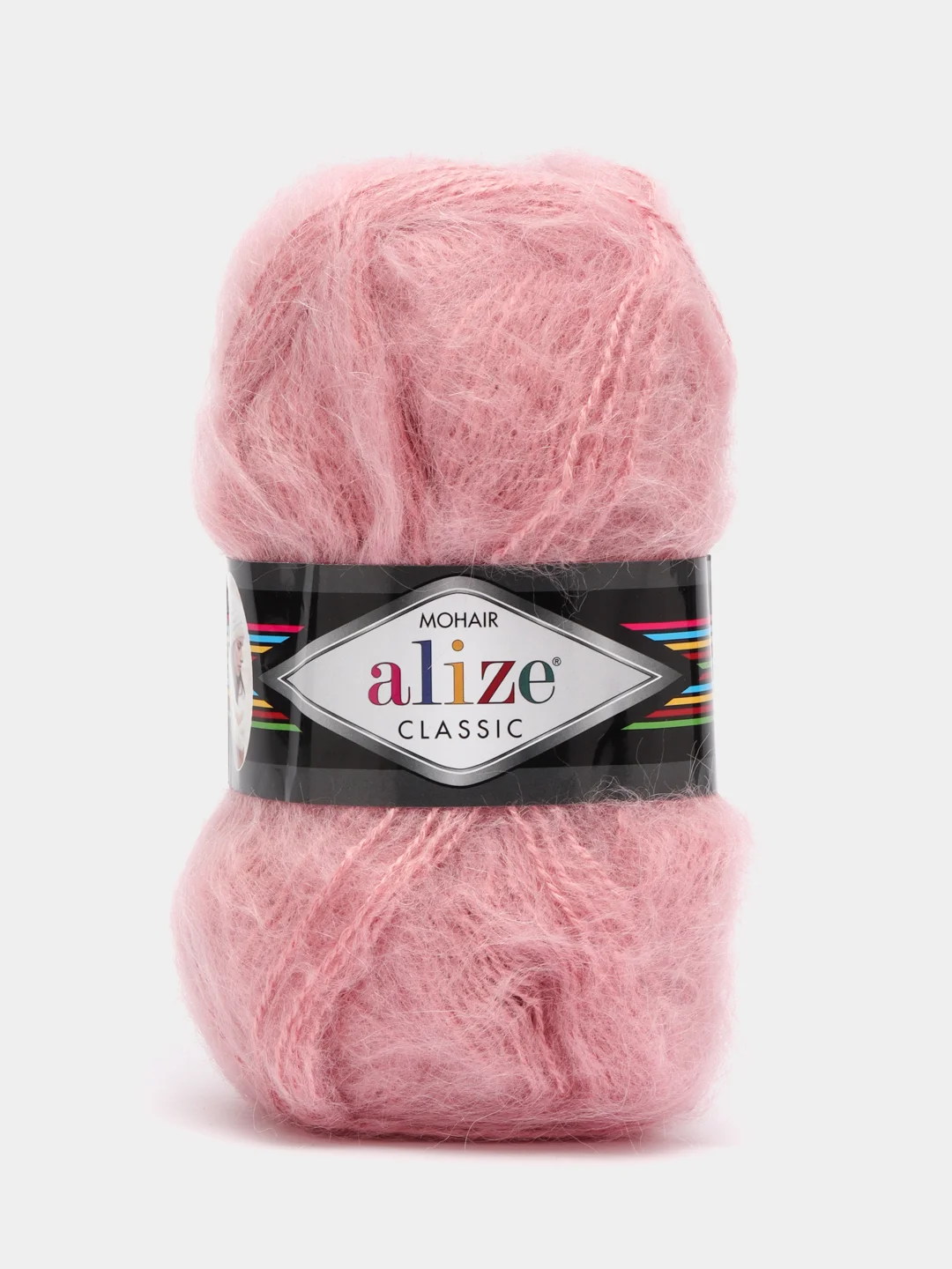 Коралловый пряжа Alize Mohair Classic new, Ализе Мохер Классик