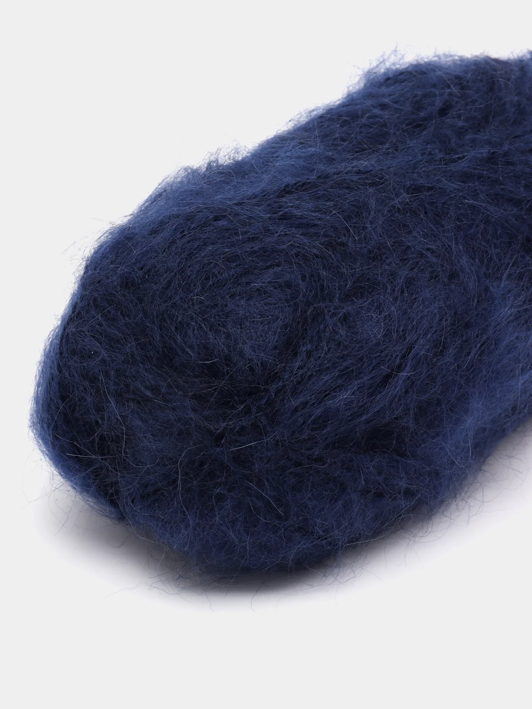 Темно-синий пряжа Alize Mohair Classic new, Ализе Мохер Классик