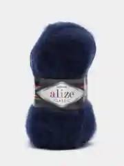 Темно-синий пряжа Alize Mohair Classic new, Ализе Мохер Классик
