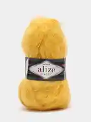 Желтый пряжа Alize Mohair Classic new, Ализе Мохер Классик