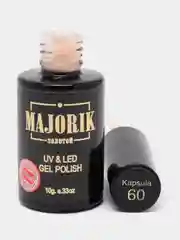 Гель лак для ногтей Majorik Kapsula 58-63, бежевый и его оттенки, 10 г
