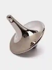 Серебряный волчок металлический из фильма "Начало", антистресс.  юла металл