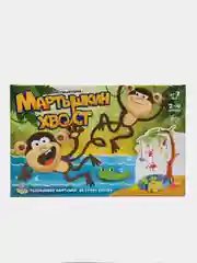 Настольная игра на ловкость "Мартышкин хвост": рулетка, разноцветные мартышки