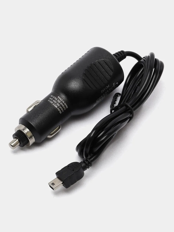 Зарядное устройство для видеорегистратора и навигатора miniUSB 1.2м Eplutus FC-152