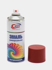 Аэрозольная эмаль  алкидная быстросохнущая, коричневая, СтройПинт, 520мл (полуглянцевая)
