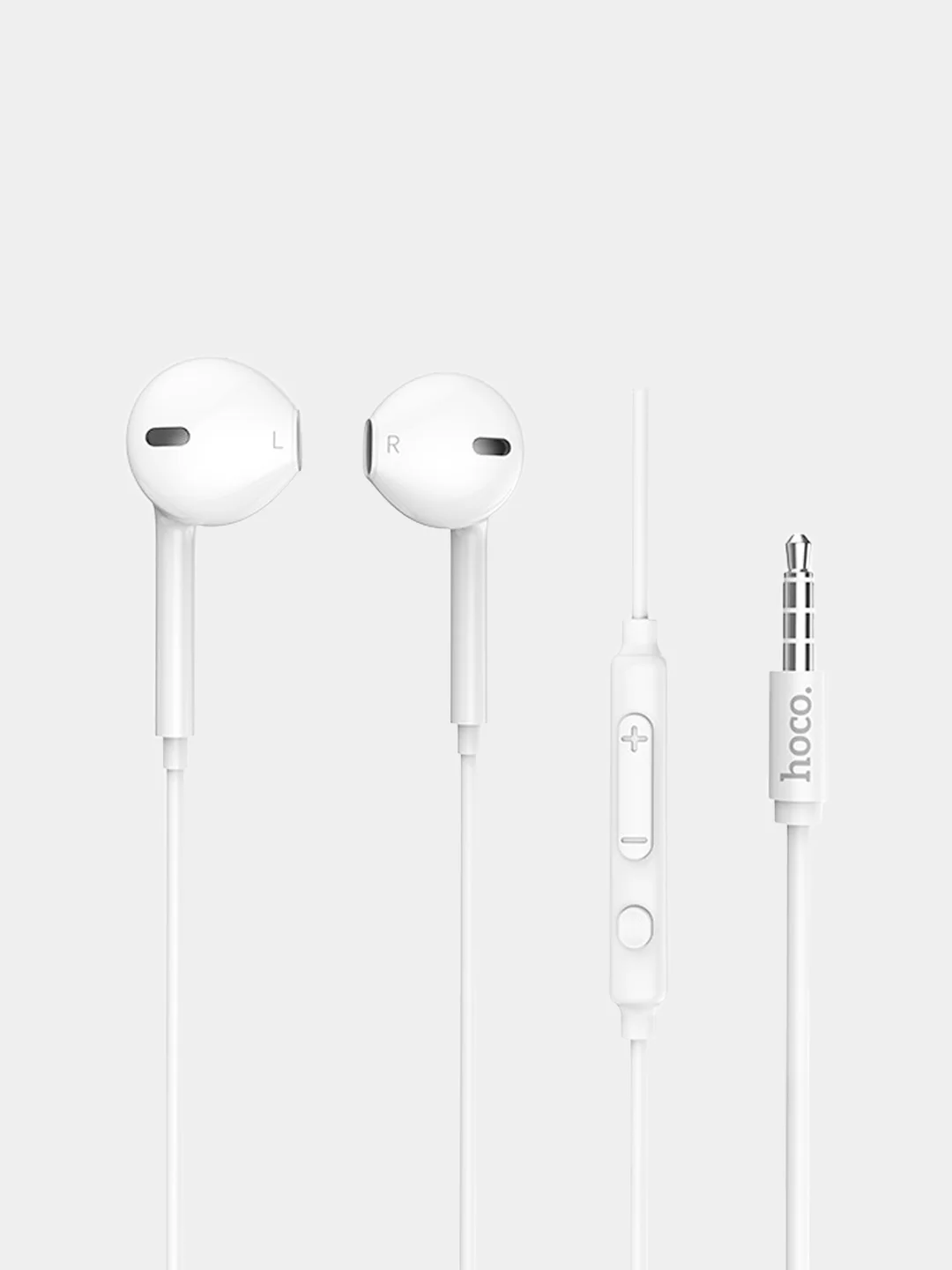 Белый наушники с микрофоном HOCO M55, 3.5 mm Jack