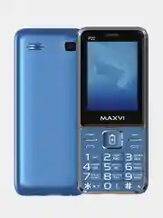 Голубой мобильный телефон Maxvi P22, С КАМЕРОЙ, ФУНКЦИЯ POWER BANK, АККУМУЛЯТОР 2500мАч