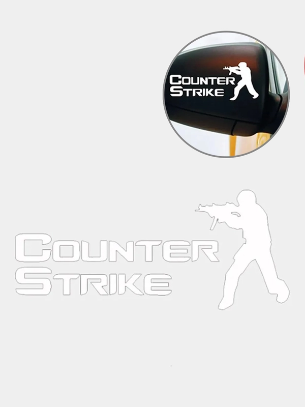 Наклейка на авто "Counter Strike"