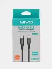 Кабель зарядный для телефона Mivo MX-10L, Type-C for Lightning, 1 метр, черный
