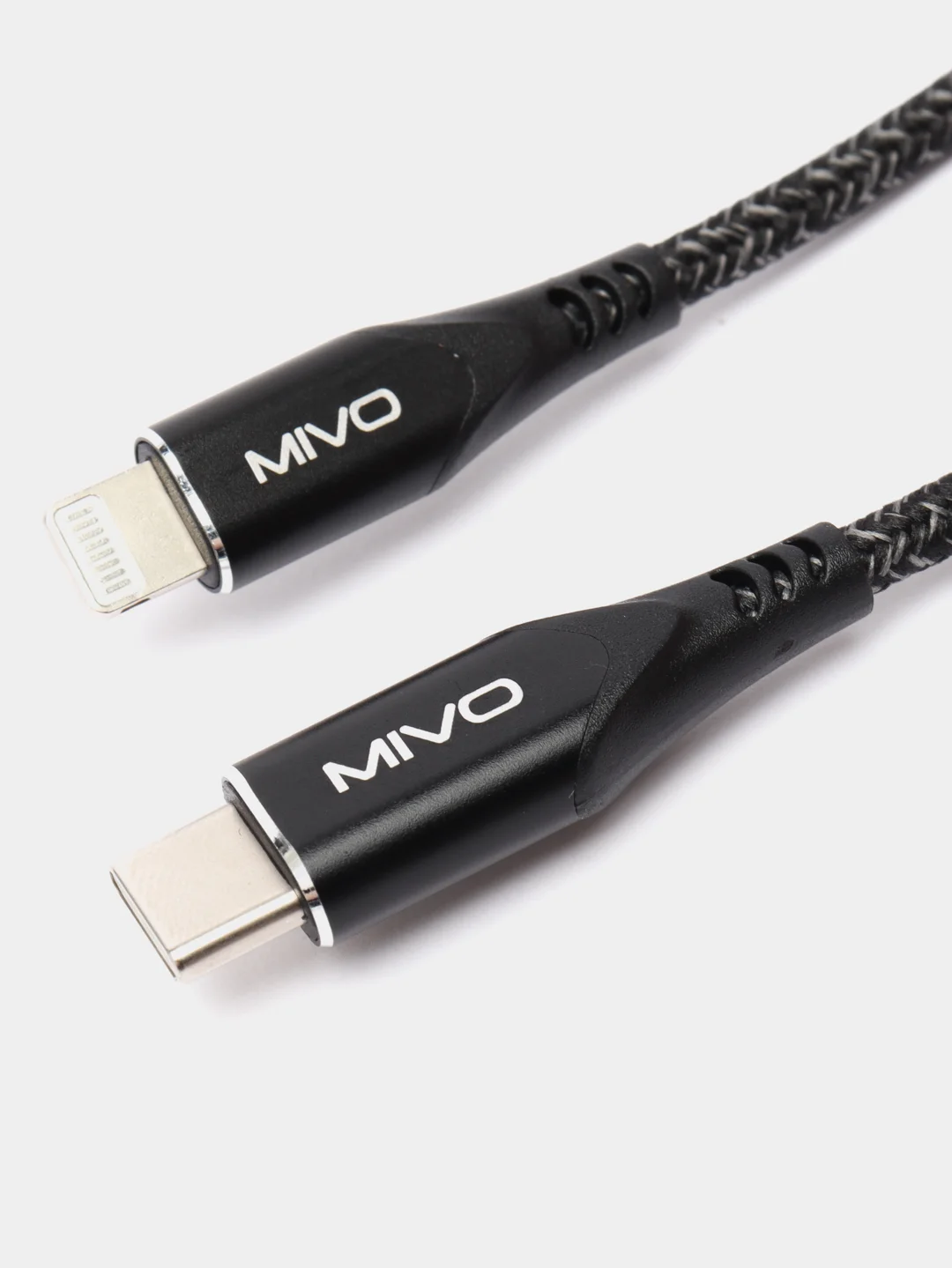 Кабель зарядный для телефона Mivo MX-10L, Type-C for Lightning, 1 метр, черный