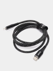Кабель зарядный для телефона Mivo MX-10L, Type-C for Lightning, 1 метр, черный