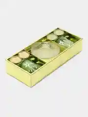 Золотой набор свечей с подсвечниками