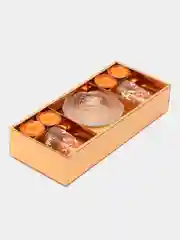 Медный набор свечей с подсвечниками