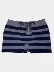Темно-синий мужские трусы бесшовные в полоску Greenice