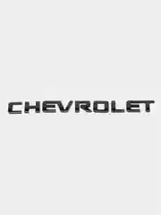Черный орнамент-шильдик на багажник CHEVROLET