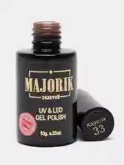 Гель лак для ногтей Majorik Kapsula 29-37, 10г коричневый шоколад какао лак для маникюра