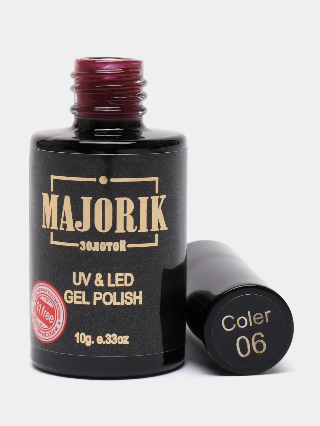 Гель-лак для ногтей Majorik Coler 02/06/11/14/16, красный и его оттенки, 10 g