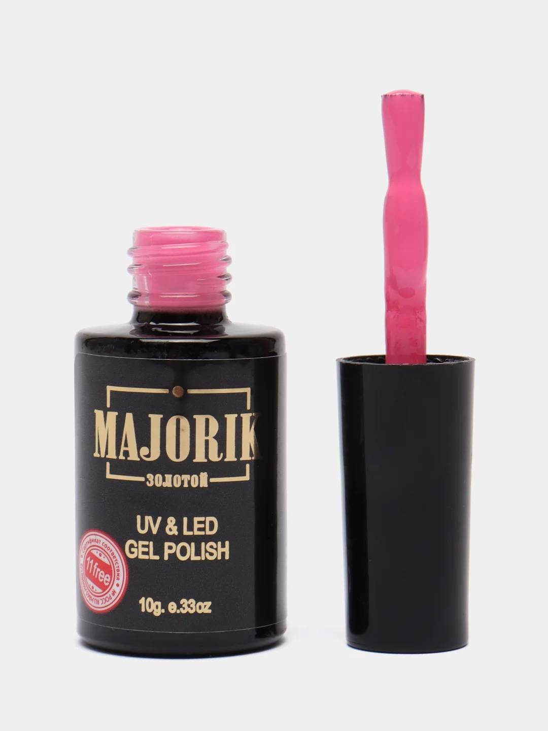 Гель лак для ногтей Majorik Kapsula 01-08, 10g розовый малиновый барби лак для маникюра