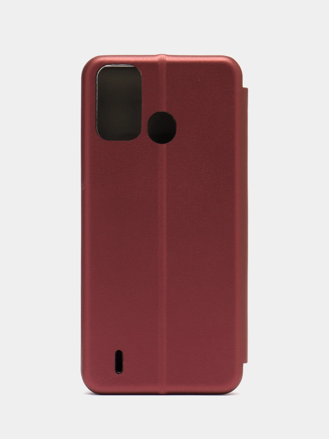 Багровый чехол-книжка Itel Vision 2S / Ител Визион 2С