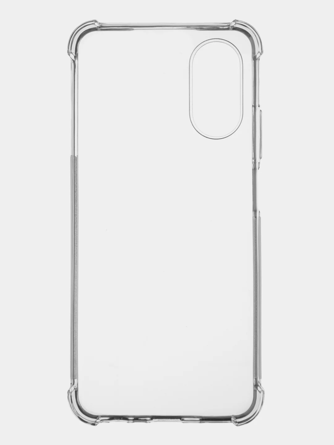 Прозрачный противоударный чехол ROSCO для Oppo A17, силиконовый, с усиленными углами, прозрачный