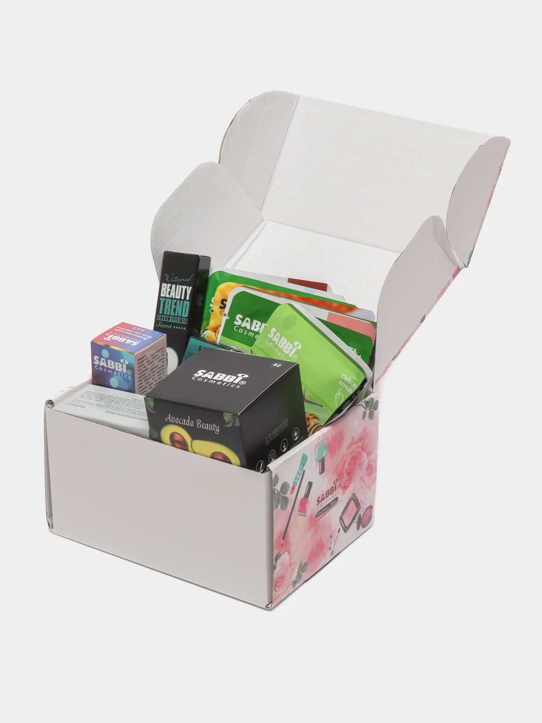 Белый подарочный набор косметики для женщины Beauty Box