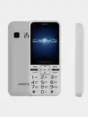 Белый мобильный телефон Maxvi P3, С КАМЕРОЙ, ФУНКЦИЯ POWER BANK, АККУМУЛЯТОР 2700мАч
