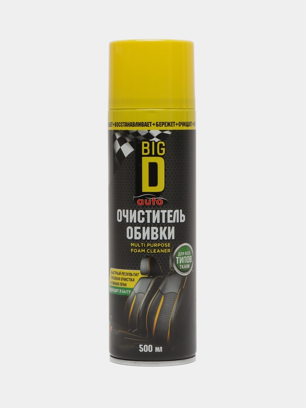 Очиститель обивки салона Big D MULTIPURPOSE FOAM CLEANER, 500 мл