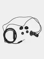 Черный наушники Borofone BM57, вакуумные, проводные, 1.2 м