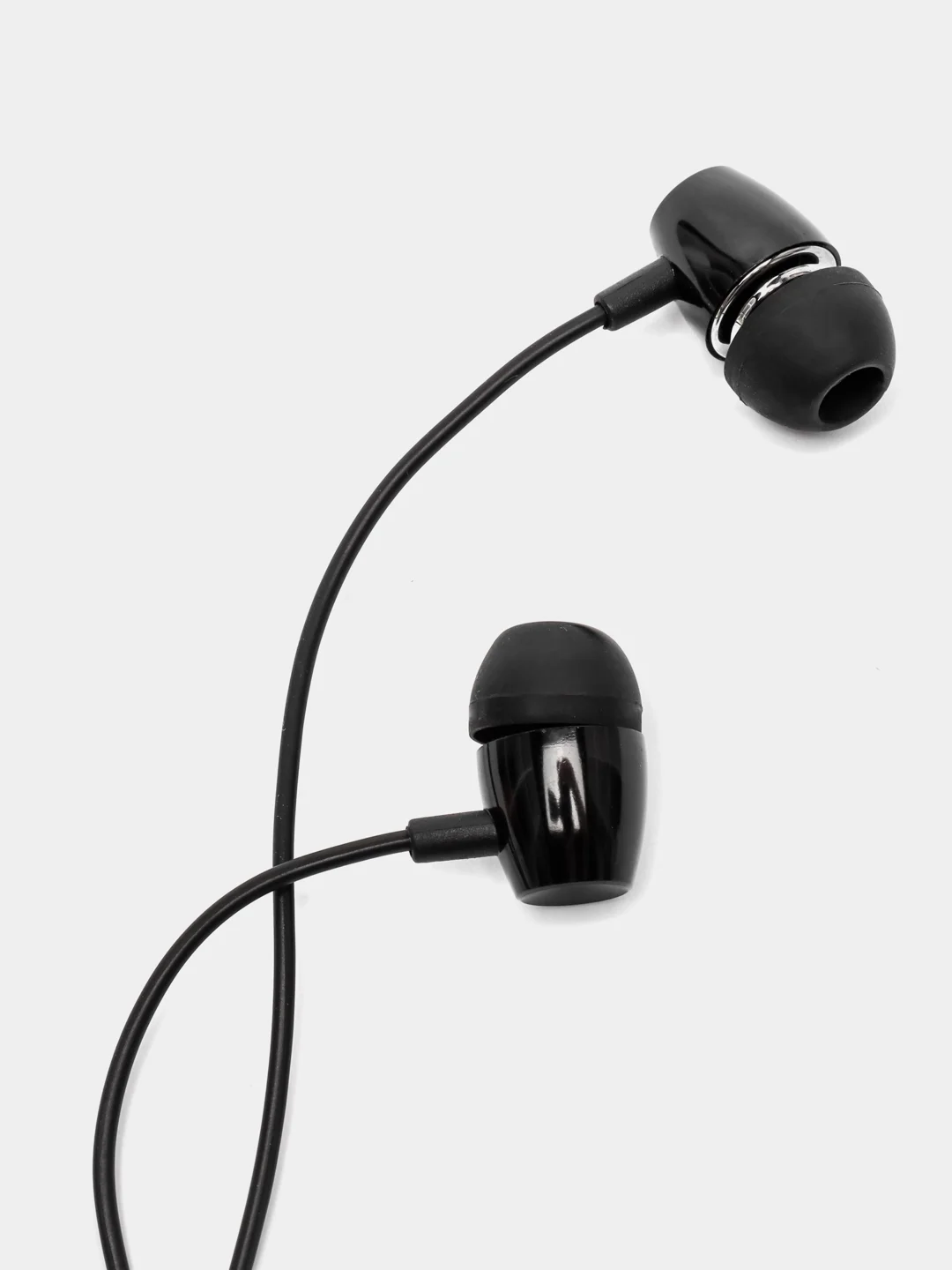 Черный наушники Borofone BM57, вакуумные, проводные, 1.2 м