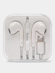 Наушники проводные Lightning HOCO M1 Max, для IPhone, с микрофоном, 1.2 м