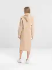 Бежевый платье утепленное, женское
