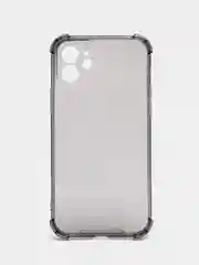 Угольный силиконовый прозрачный противоударный, неоновый чехол для iPhone 11 / 12 с защитой камеры