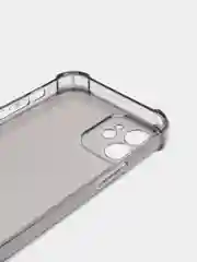 Угольный силиконовый прозрачный противоударный, неоновый чехол для iPhone 11 / 12 с защитой камеры