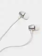 Серебряный наушники Borofone BM57, вакуумные, проводные, 1.2 м