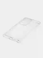 Прозрачный чехол для Samsung Galaxy S23 Ultra силиконовый ROSCO прозрачный с бортиком- защитой камер