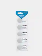 Батарейка Smartbuy CR2032, литиевая, 3V, 1 и 5 штук