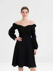 Черный платье женское "Снежана"