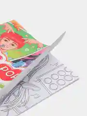 Бирюзовый раскраска-аниме "К-POP" и "Милые Чиби" Проф-Пресс