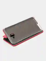 Красный чехол книжка на Samsung Galaxy J6+ / J6 Plus, Самсунг Галакси Джи6+ / Джи6 Плюс