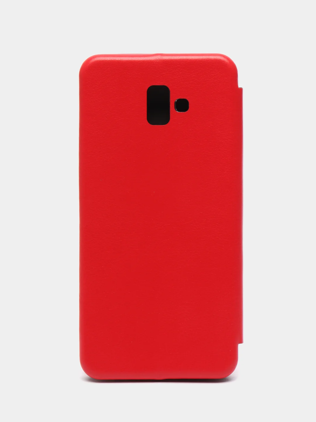 Красный чехол книжка на Samsung Galaxy J6+ / J6 Plus, Самсунг Галакси Джи6+ / Джи6 Плюс