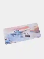 Белый коврик для мыши и клавиатуры, 10 принтов, World of Tanks WOT War Thunder, с танком 70х30