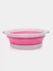 Розовый таз складной