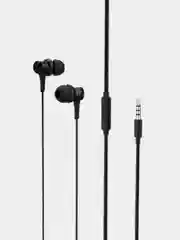Угольный наушники с микрофоном Borofone с разъёмом 3.5 Jack
