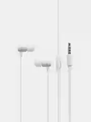 Серебряный наушники с микрофоном Borofone с разъёмом 3.5 Jack