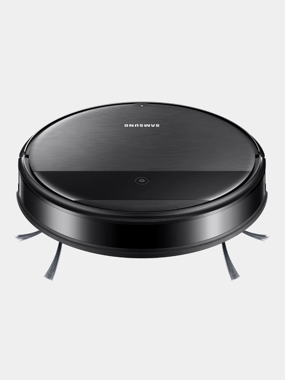Черный робот-пылесос Samsung с док-станцией и влажной уборкой. Тонкий 8,5см!