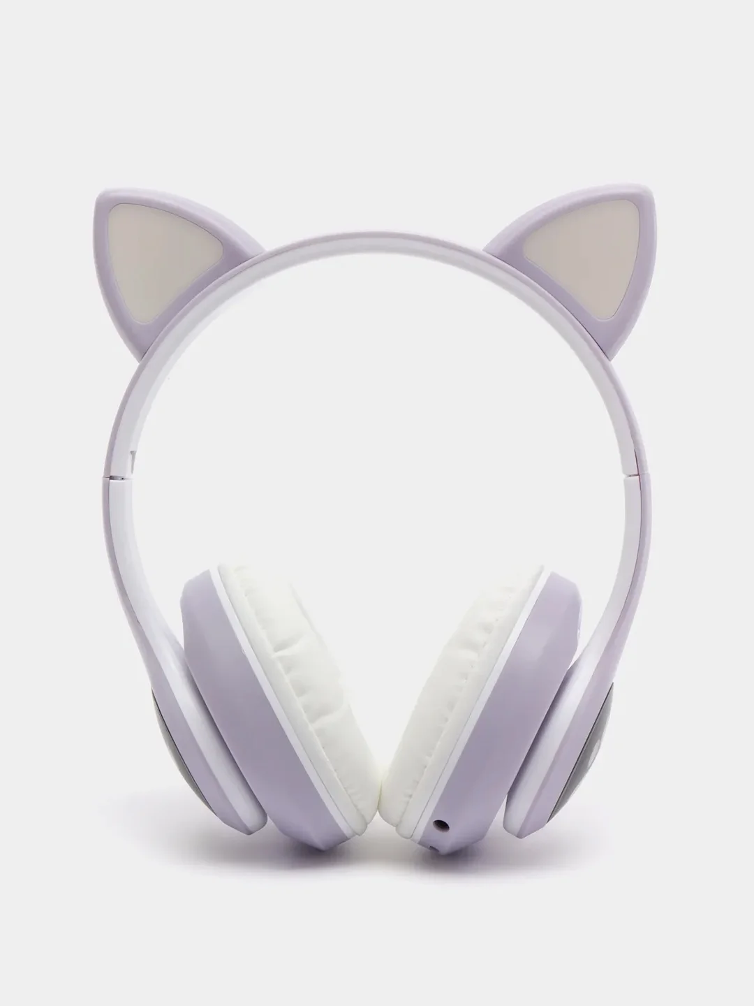 Лавандовый беспроводные наушники Bluetooth, со светящимися ушками, детские