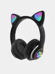 Угольный беспроводные наушники Bluetooth, со светящимися ушками, детские