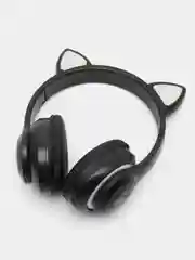 Угольный беспроводные наушники Bluetooth, со светящимися ушками, детские